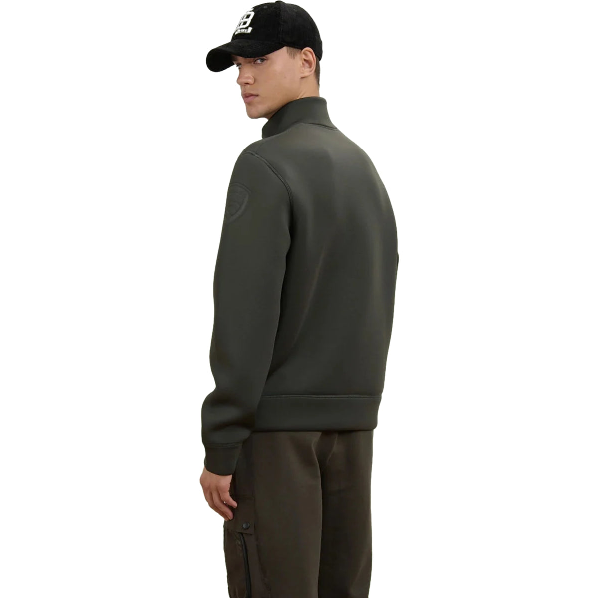 Felpe senza cappuccio Uomo Blauer - Halborn 26WBLUF01395 - Nero