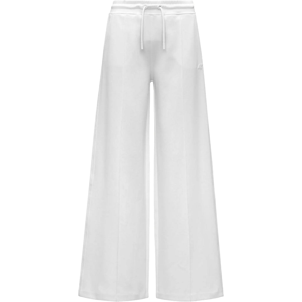 Pantaloni Donna K-Way - Loyre Interlock - Bianco-Gianni Foti