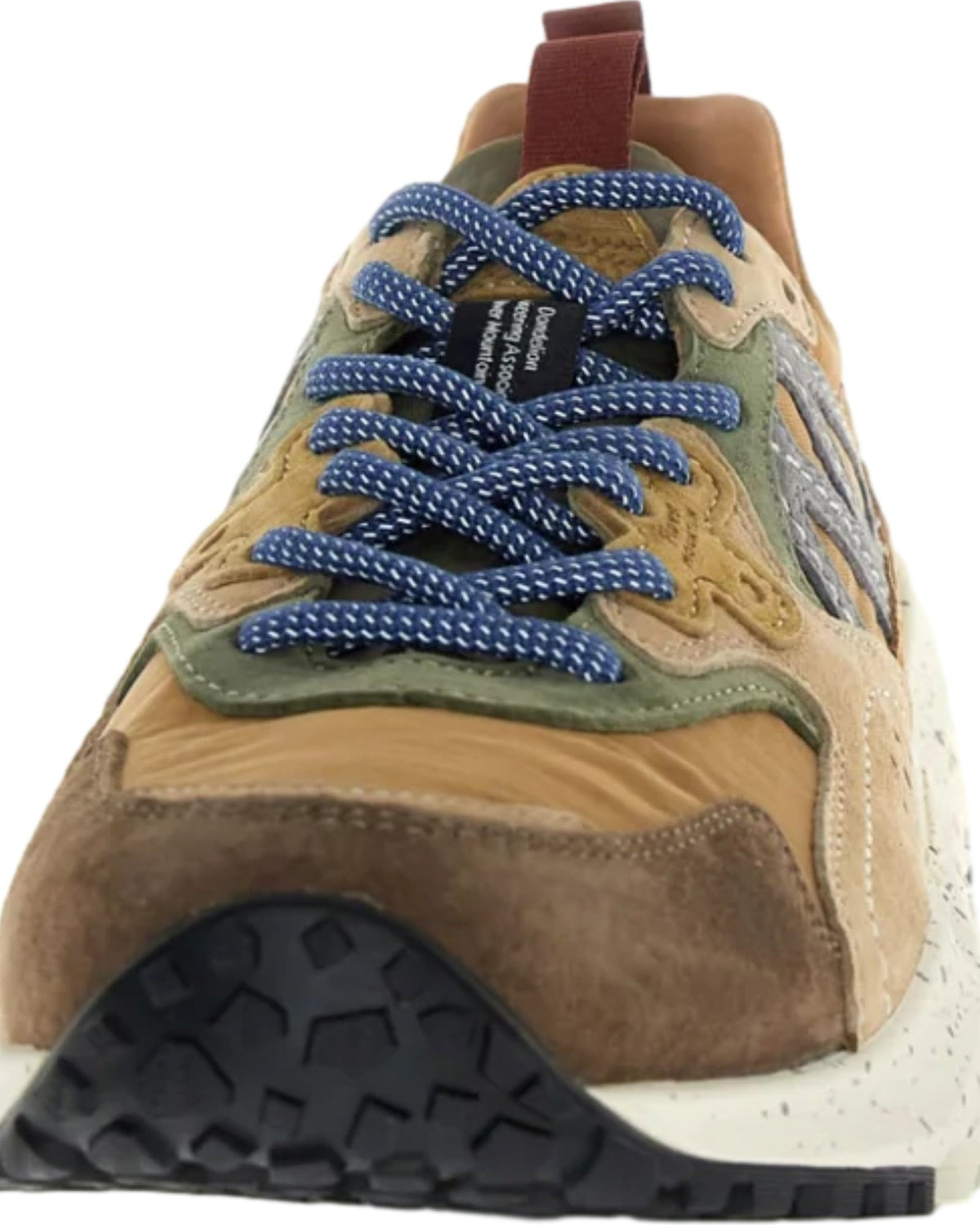 Sneaker Uomo Flower Mountain - Solin Man Suede/Nylon Brown-Cognac-Beige - Marrone