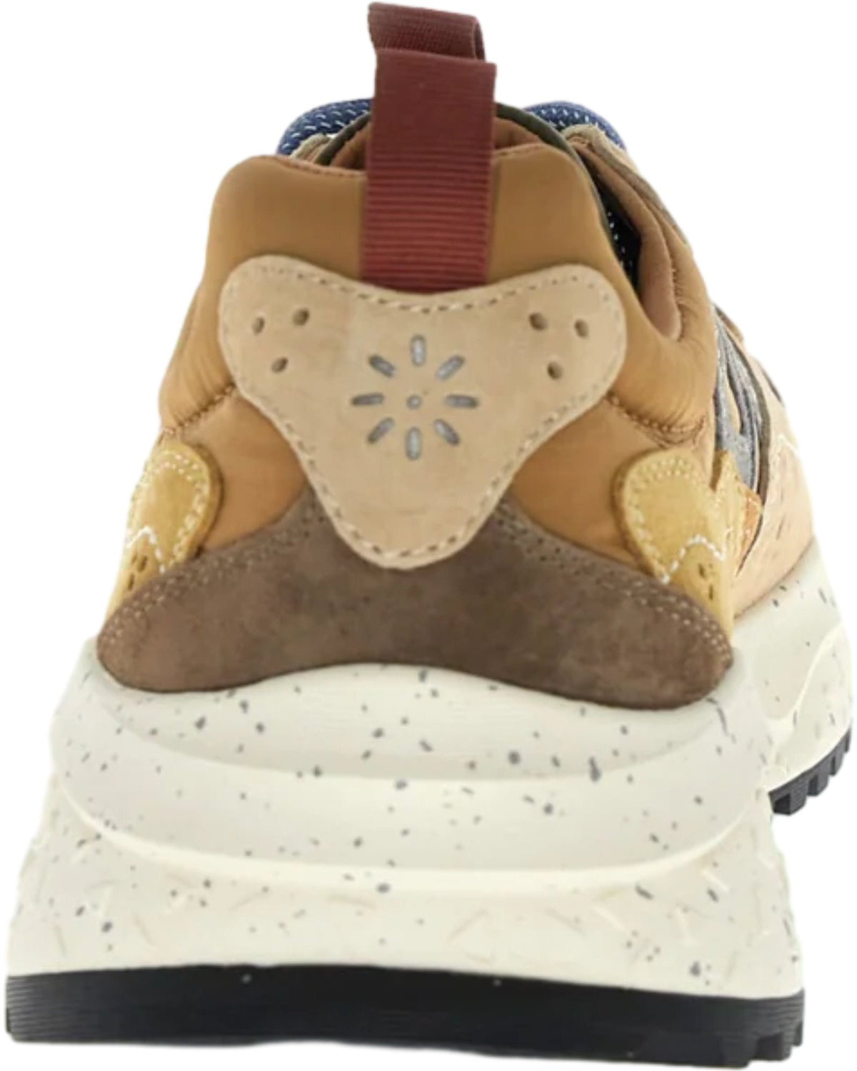 Sneaker Uomo Flower Mountain - Solin Man Suede/Nylon Brown-Cognac-Beige - Marrone
