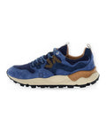 Sneaker Uomo Flower Mountain - Yamano 3 Man Suede/Nylon Navy-Blue-Brown - Blu