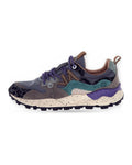 Sneaker Unisex Flower Mountain - Yamano 3 Uni Suede/Pony Hair/Nylon Dark Grey-Anthracite-Bottle - Antracite/Viola