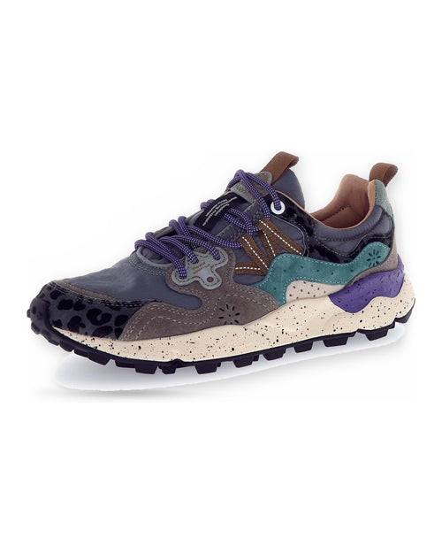 Sneaker Unisex Flower Mountain - Yamano 3 Uni Suede/Pony Hair/Nylon Dark Grey-Anthracite-Bottle - Antracite