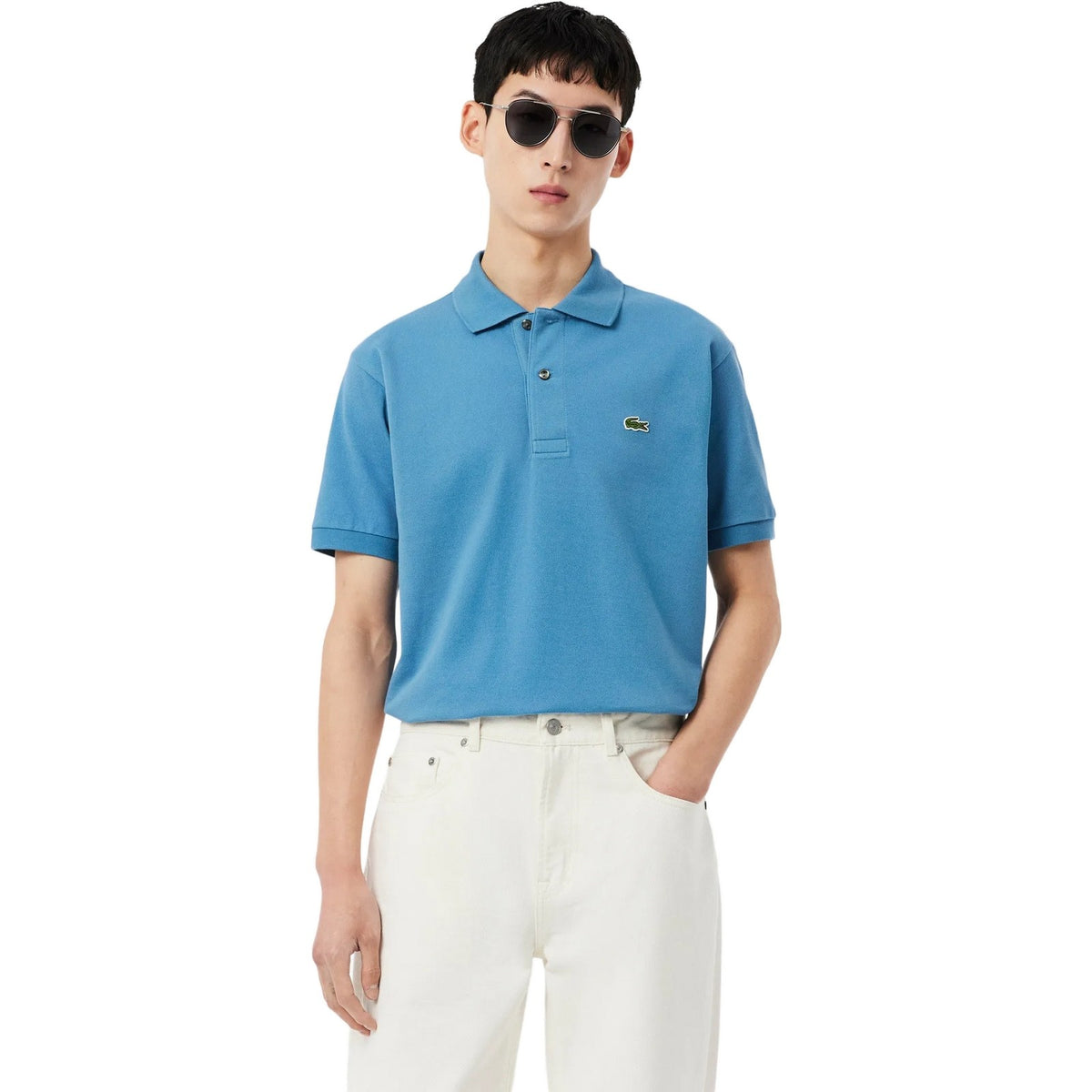 T-shirt Uomo Lacoste - Polo manica corta - Azzurro-Gianni Foti