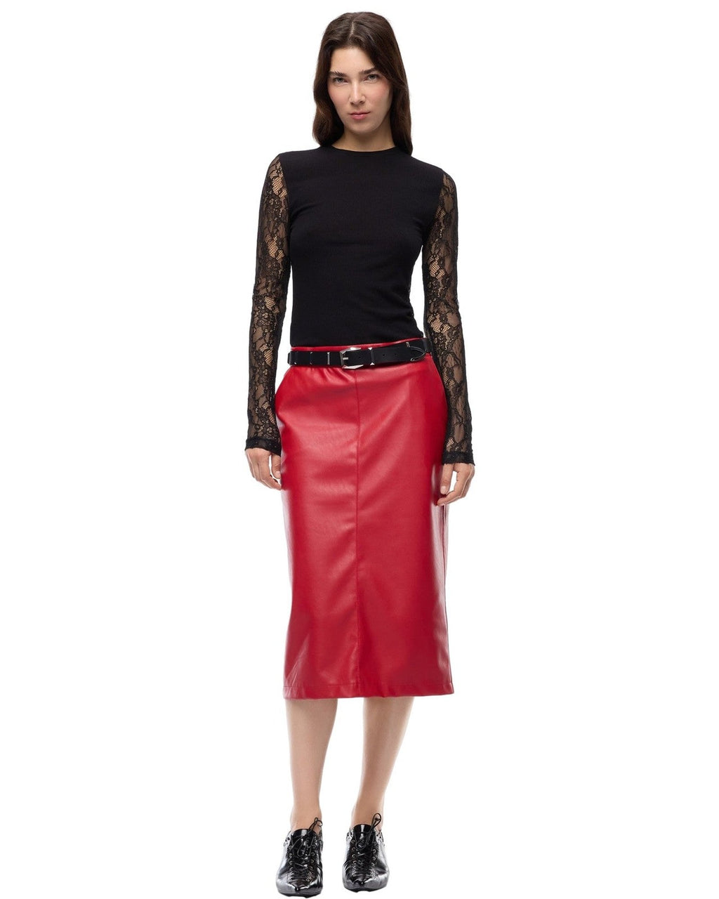 Maglie Donna Pinko - Fucecchio T-Shirt Costina Lana - Nero