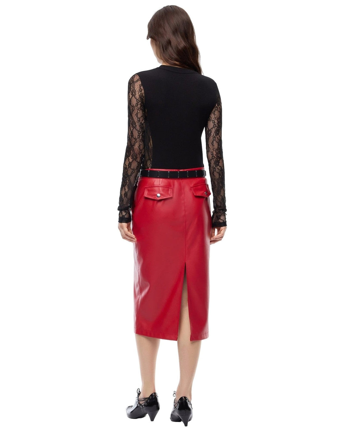 Maglie Donna Pinko - Fucecchio T-Shirt Costina Lana - Nero