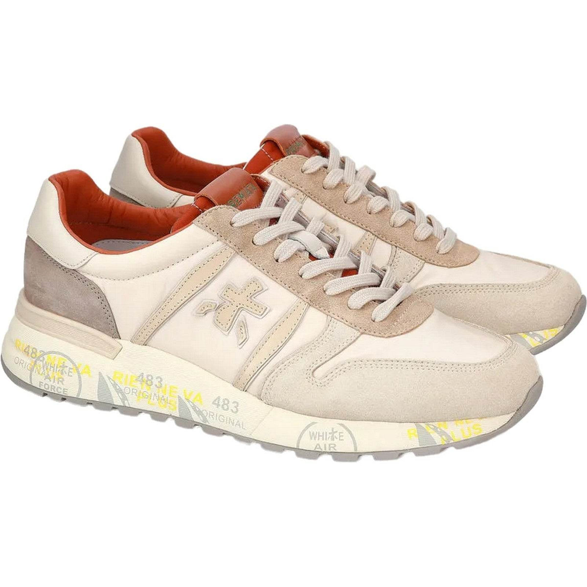 Sneaker Uomo Premiata - Lander - Beige-Gianni Foti