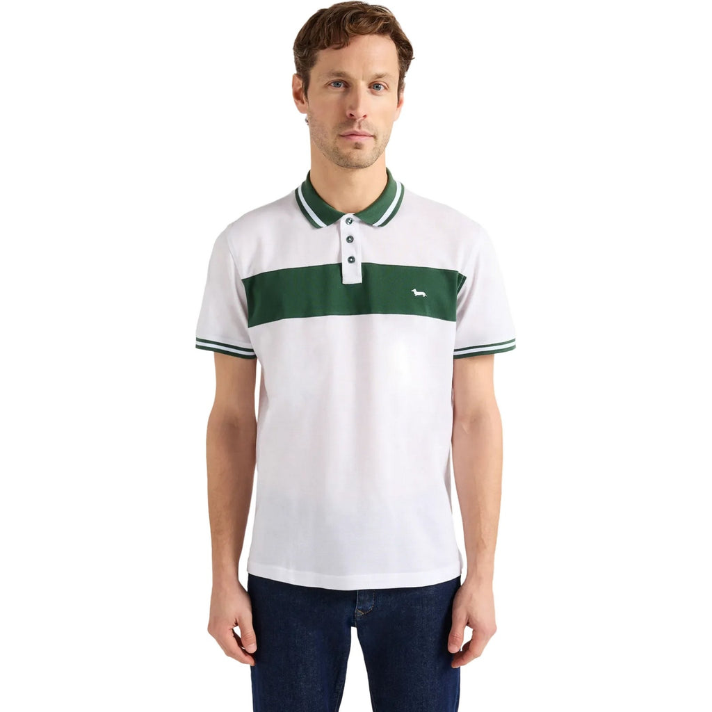 Polo Uomo Harmont & Blaine - Polo fascia contrasto - Bianco