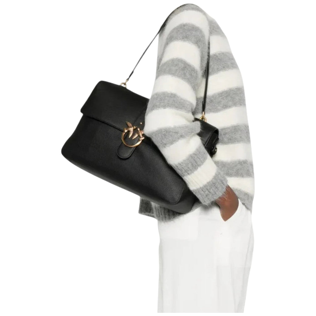 Borse a mano Donna Pinko - Love One Extra Slouchy Bottala - Nero