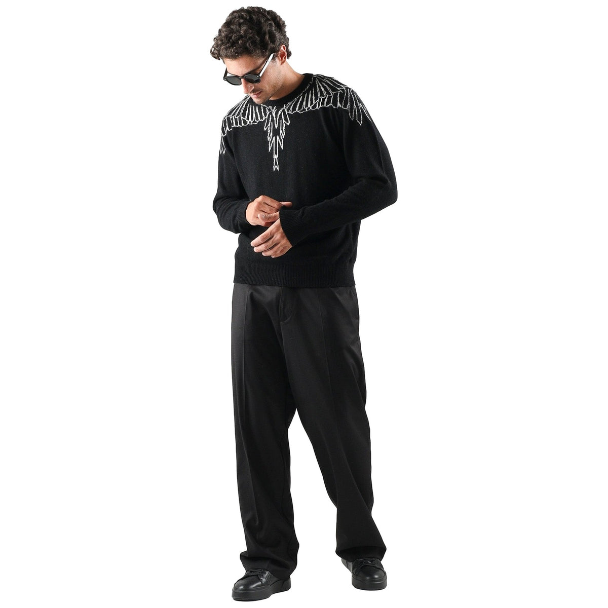 Maglioni Uomo County of Milan - Jumper Man F6CMMAJP019 - Nero