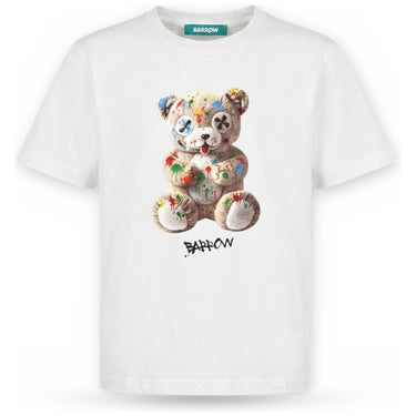 T-shirt Unisex Barrow - Jersey T-Shirt Unisex F6BWUATH041 - Bianco