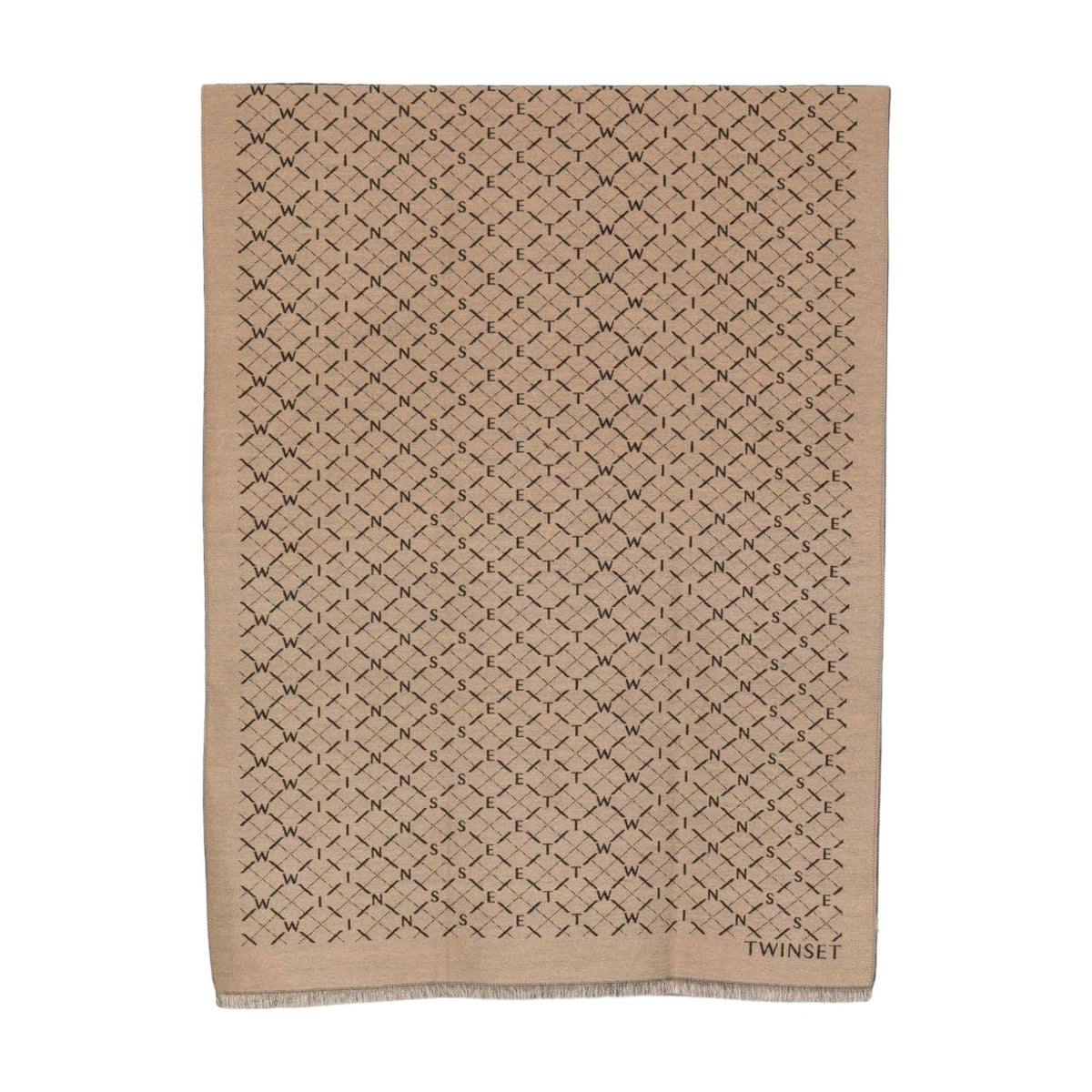 Stole Donna Twinset - Stola In Tessuto Jacquard 262TA4300 - Beige