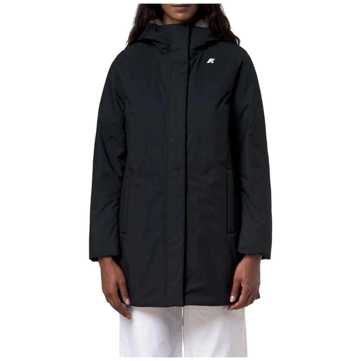 Giubbotti Donna K-Way - Lil Twill Soft Beaver - Nero