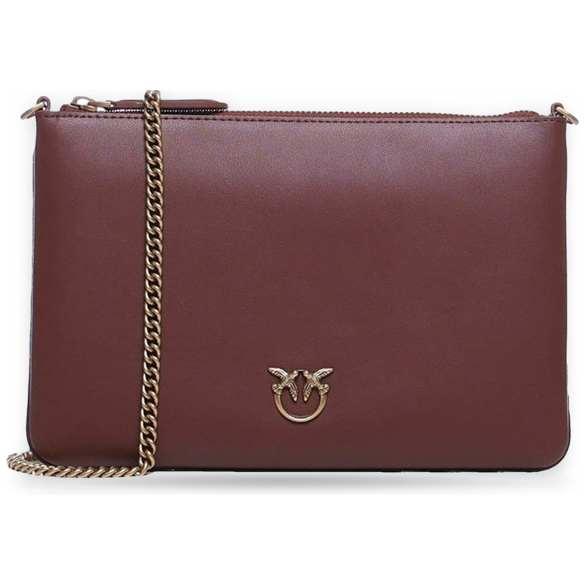 Pochette e Clutch Donna Pinko - Flat Classic Vitello Seta - Bordeaux