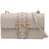 Borse a mano Donna Pinko - Love One Mini New Buckle Vitel - Beige