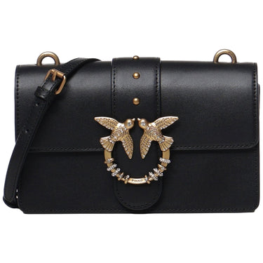 Borse a mano Donna Pinko - Love One Mini New Buckle Vitel - Nero