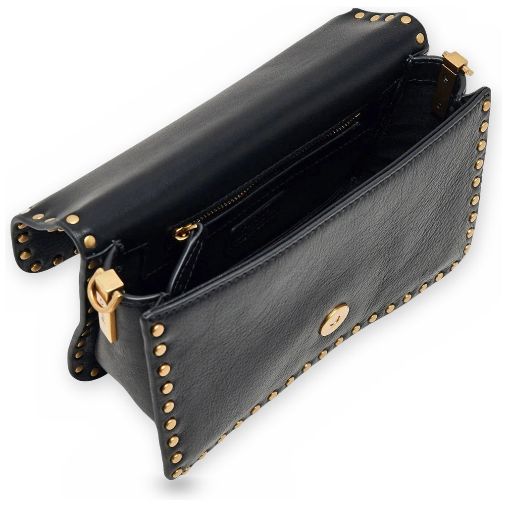 Borse a spalla Donna Pinko - Love One Slouchy Mn. Studs Sma - Nero