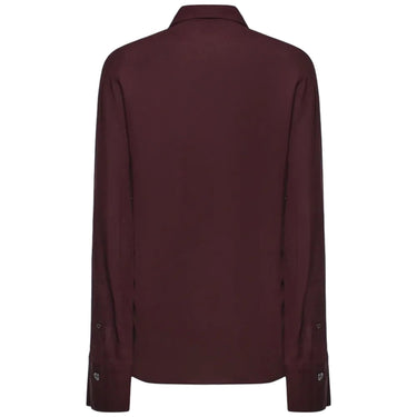 Bluse e camicie Donna Pinko - Cimbidio Camicia Crespo Fluido - Bordeaux
