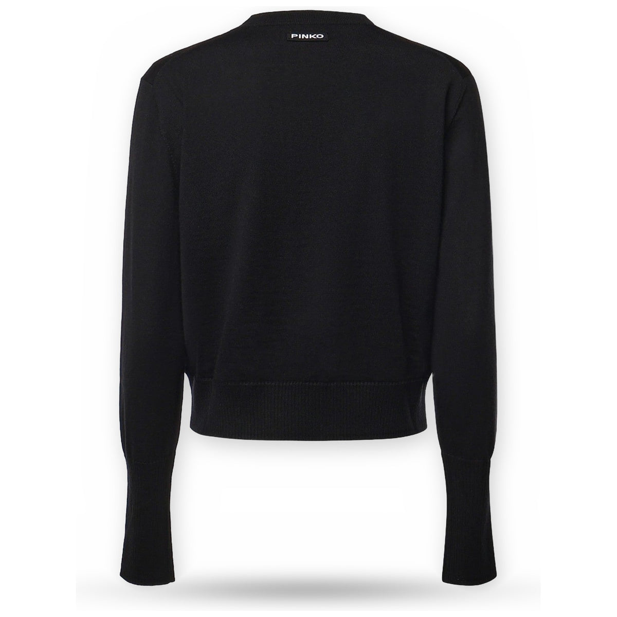 Cardigan Donna Pinko - Tallin Cardigan Fine Pure Meri - Nero