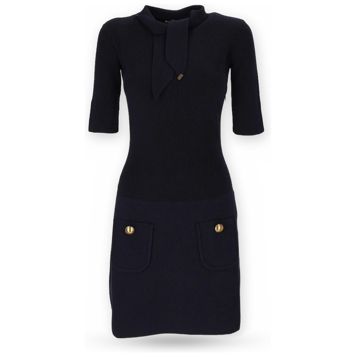 Vestiti casual Donna Elisabetta Franchi - Abito di maglia AM04S66E2 - Blu