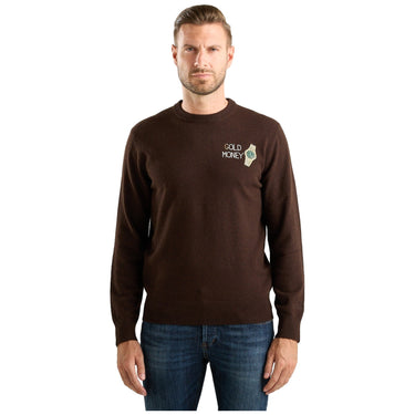 Maglioni Uomo Mc2 Saint Barth - Crew Neck Light Sweater Gold Money 18H - Multicolore