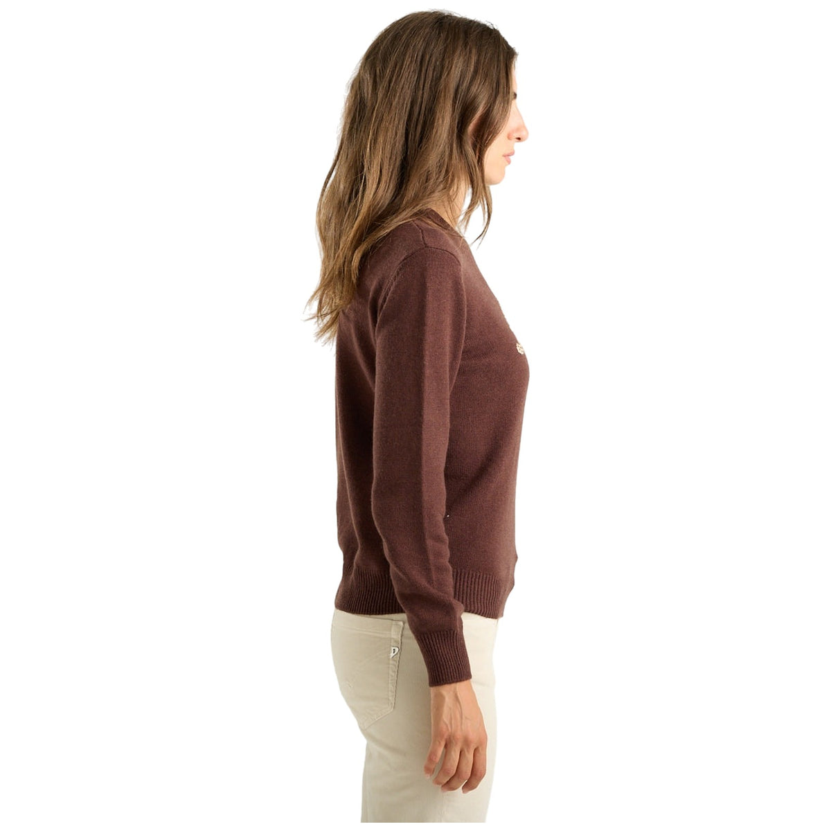 Maglioni Donna Mc2 Saint Barth - New Crewneck Sweater Adoro 18 Strass - Multicolore