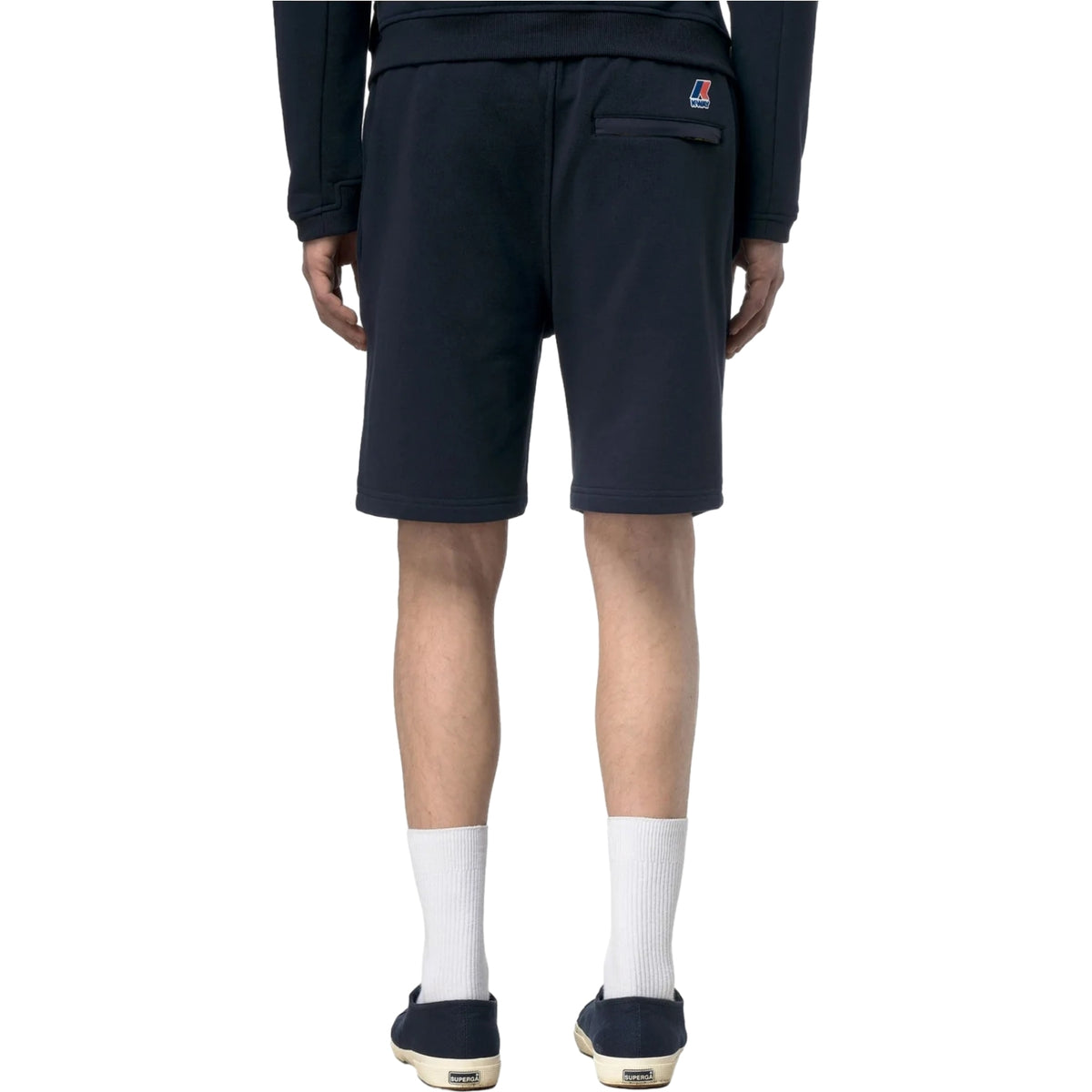 Pantaloncini Uomo K-Way - Casimir Poly Cotton - Blu-Gianni Foti