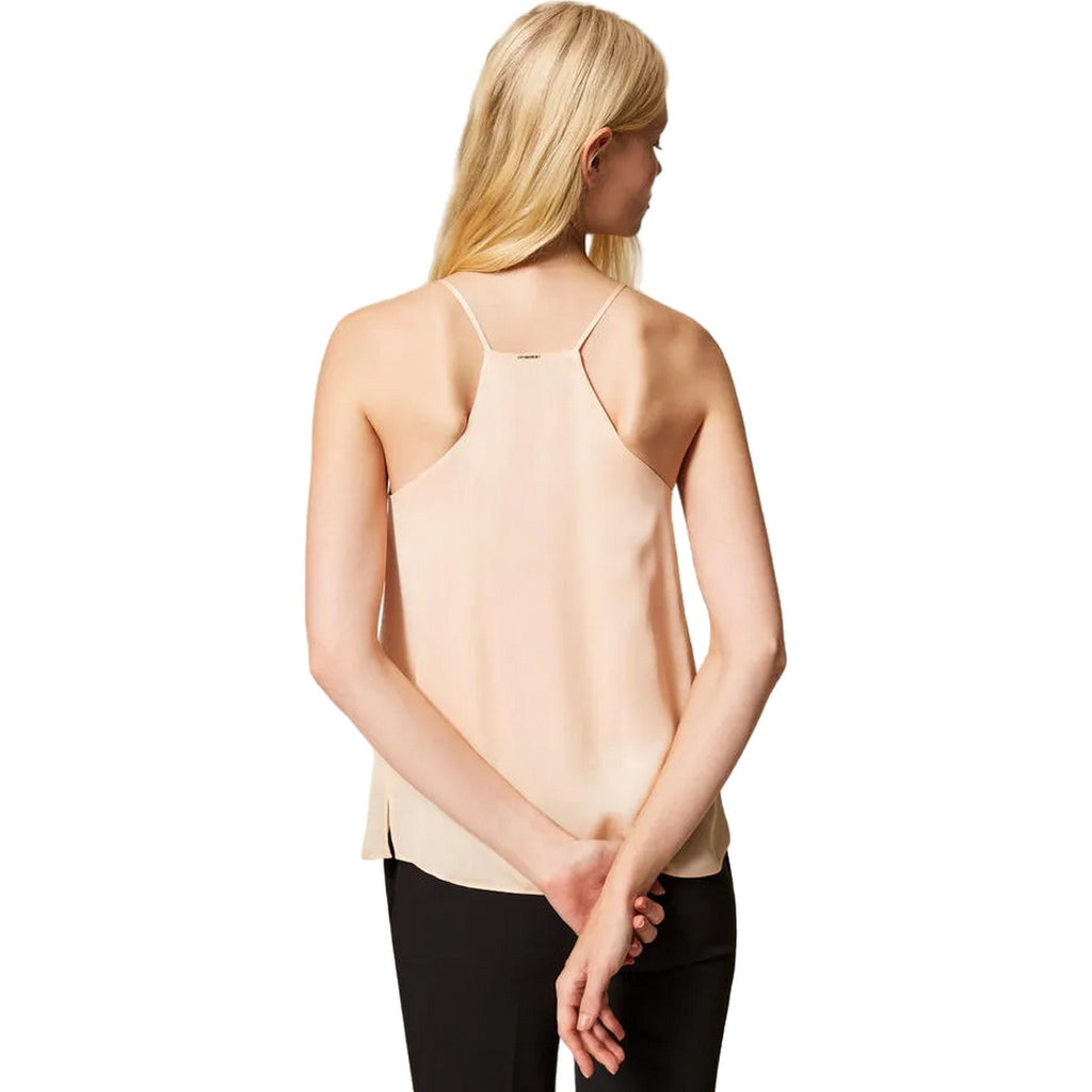 Canotte e top Donna Twinset - Top Con Spallini - Rosa-Gianni Foti