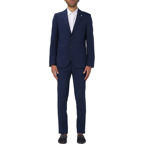 Manuel Ritz Men's Suits - Suit - Blue