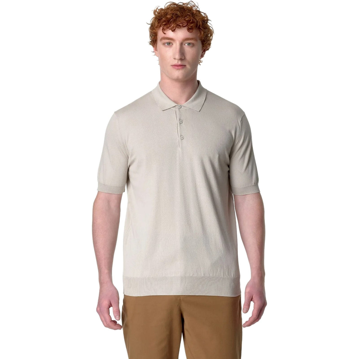 Polo Uomo K-Way - Pleyne - Beige-Gianni Foti