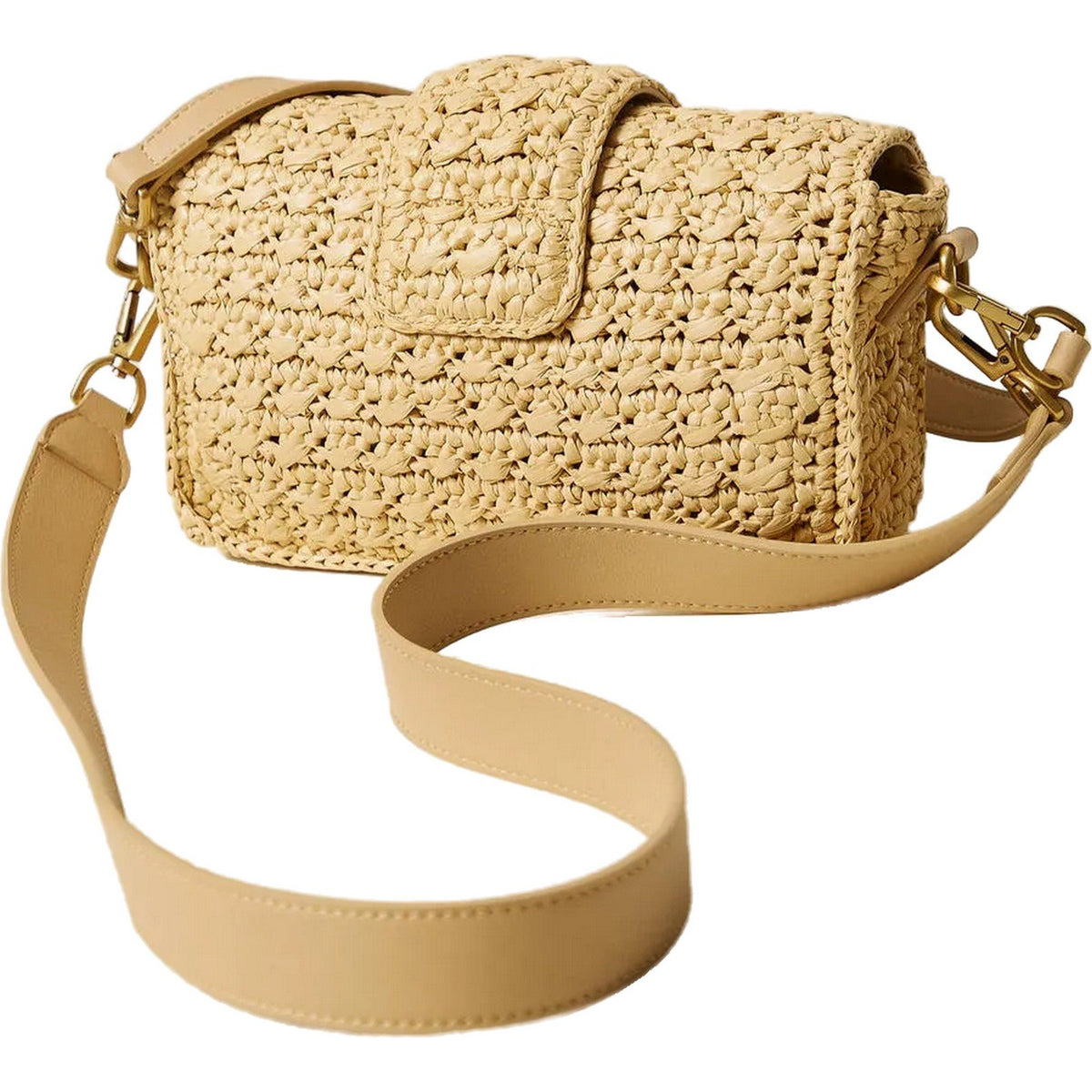 Borse a tracolla Donna Twinset - Tracolla C/Patta Effetto Crochet - Giallo