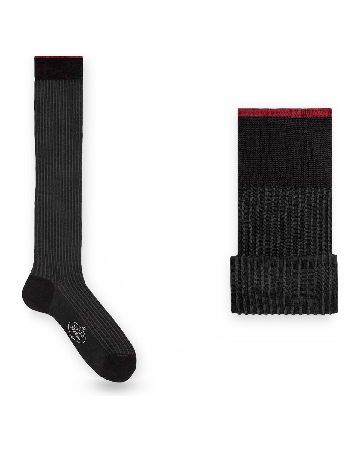 Calze Uomo Gallo - Co Fantasia Twin-Rib - Multicolore