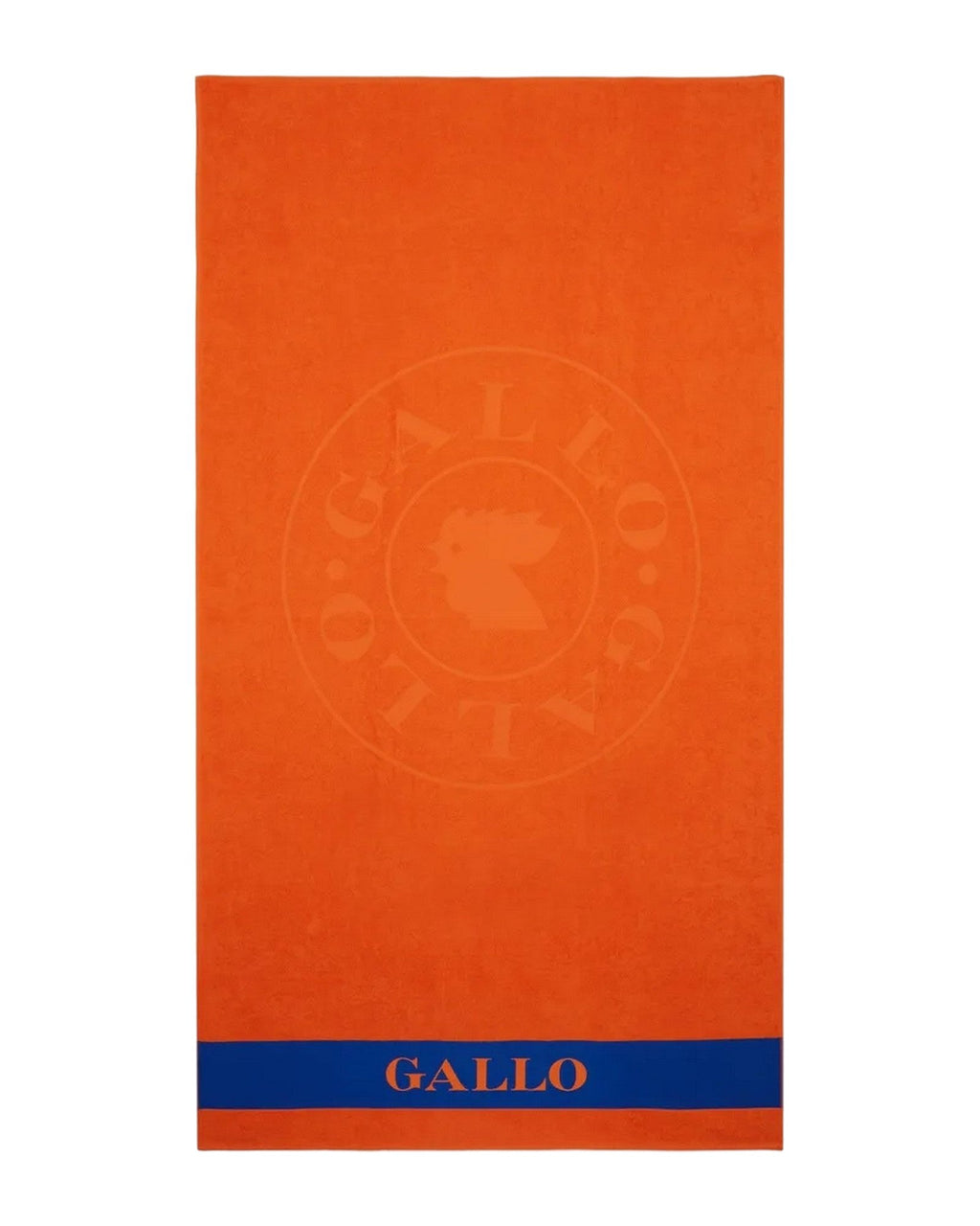 Teli mare Unisex Gallo - Telo Mare Co Logato Con Banda In Contrasto - Arancione