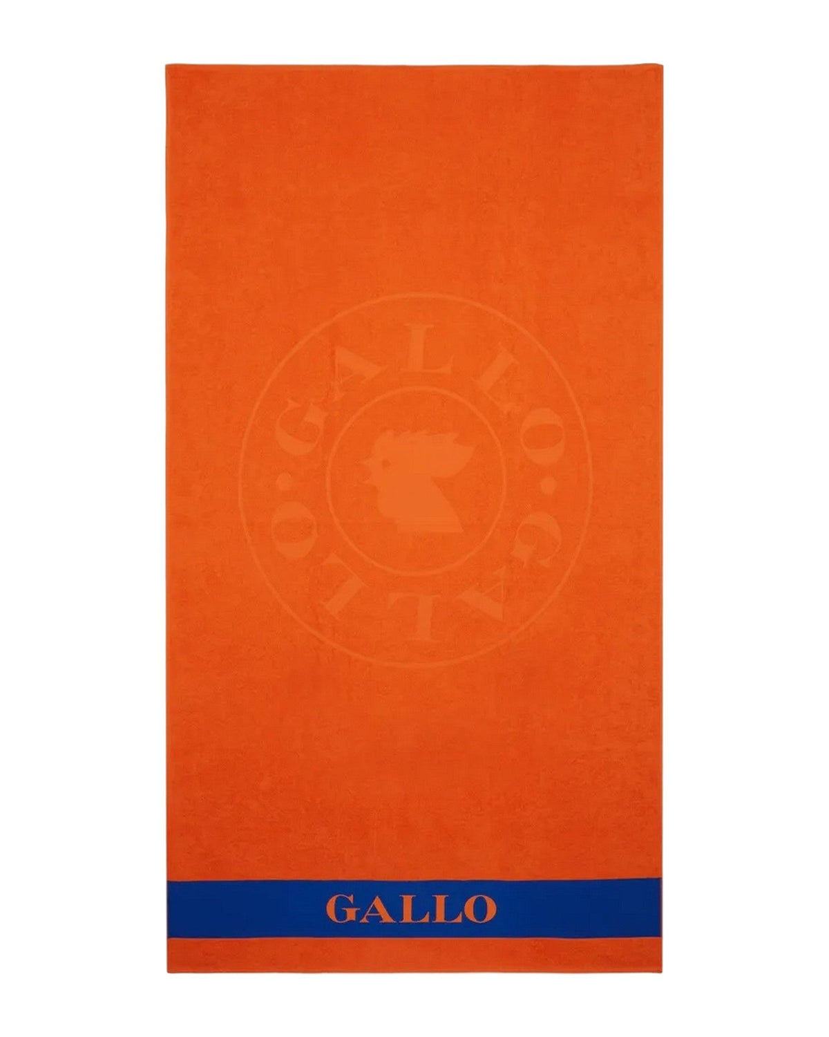 Teli mare Unisex Gallo - Telo Mare Co Logato Con Banda In Contrasto - Arancione