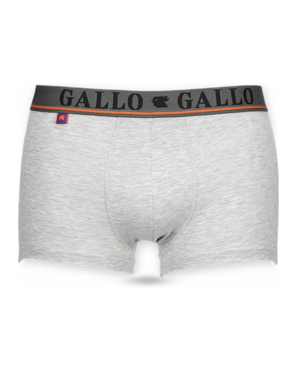 Boxer Uomo Gallo - U Boxer Basico Co/Pl Grigio Mel+Elas - Grigio