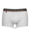 Boxer Uomo Gallo - U Boxer Basico Co/Pl Grigio Mel+Elas - Grigio
