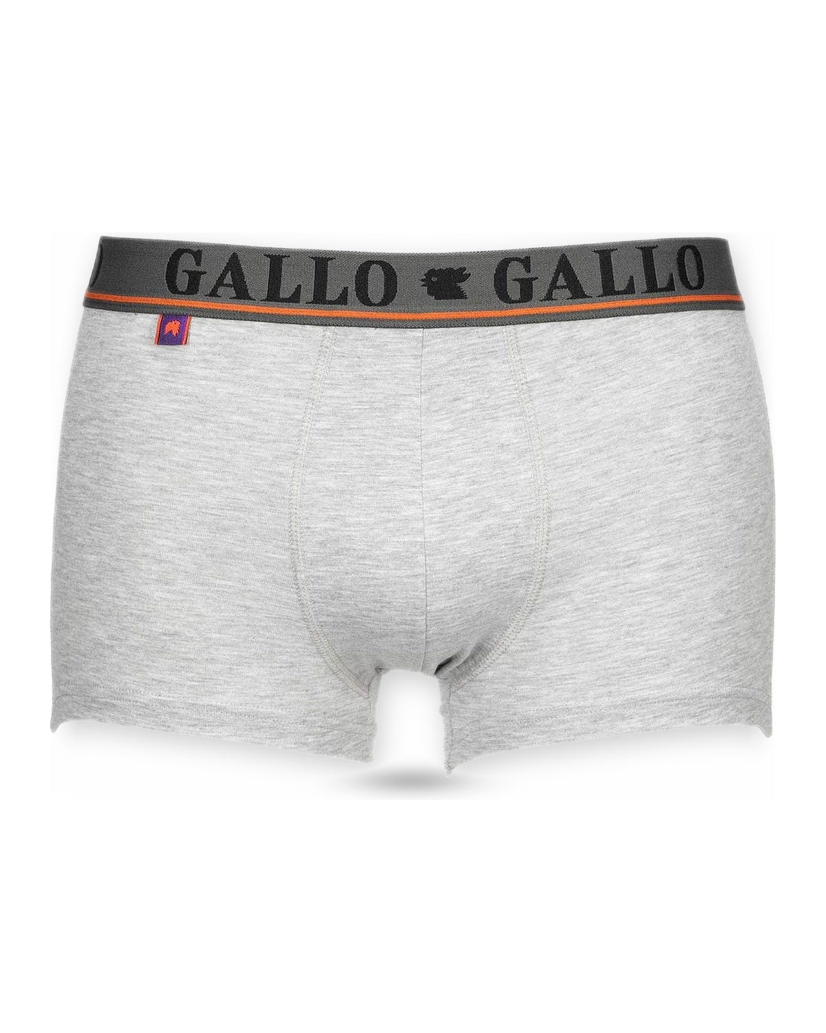 Boxer Uomo Gallo - U Boxer Basico Co/Pl Grigio Mel+Elas - Grigio