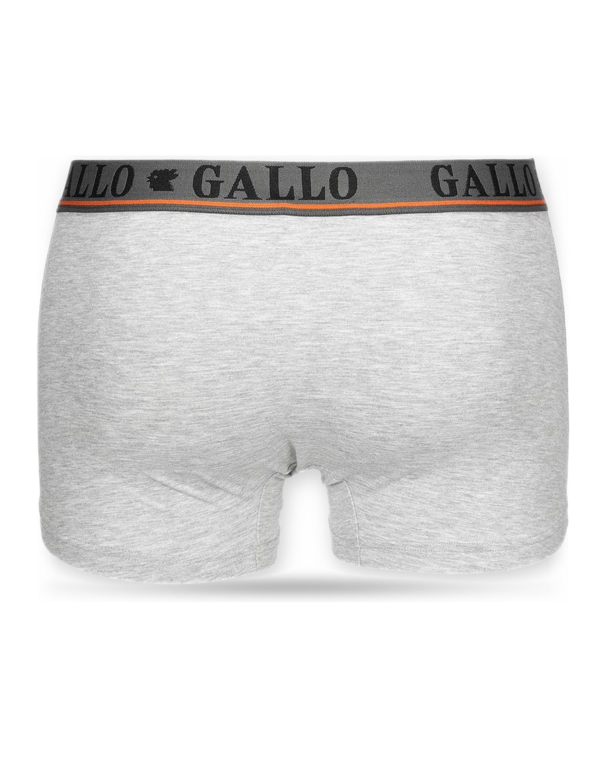 Boxer Uomo Gallo - U Boxer Basico Co/Pl Grigio Mel+Elas - Grigio
