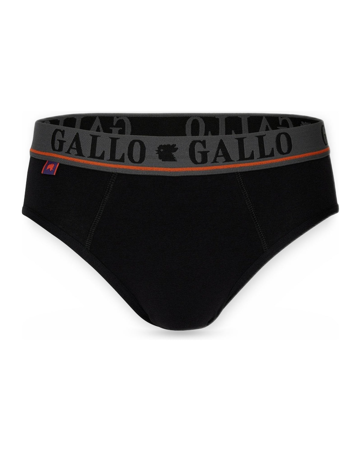 Slip Uomo Gallo - U Slip Basico Co/Ea T.u. + Elx. Loga - Nero
