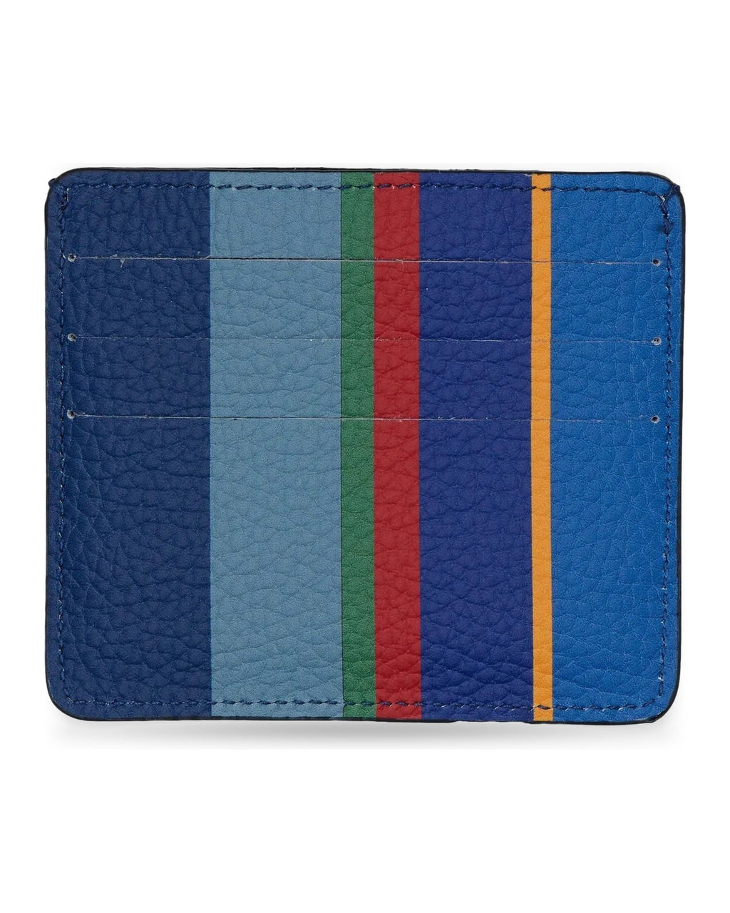 Porta carte di credito Uomo Gallo - Uni Porta Cc Apertura Centrale Pelle - Blu