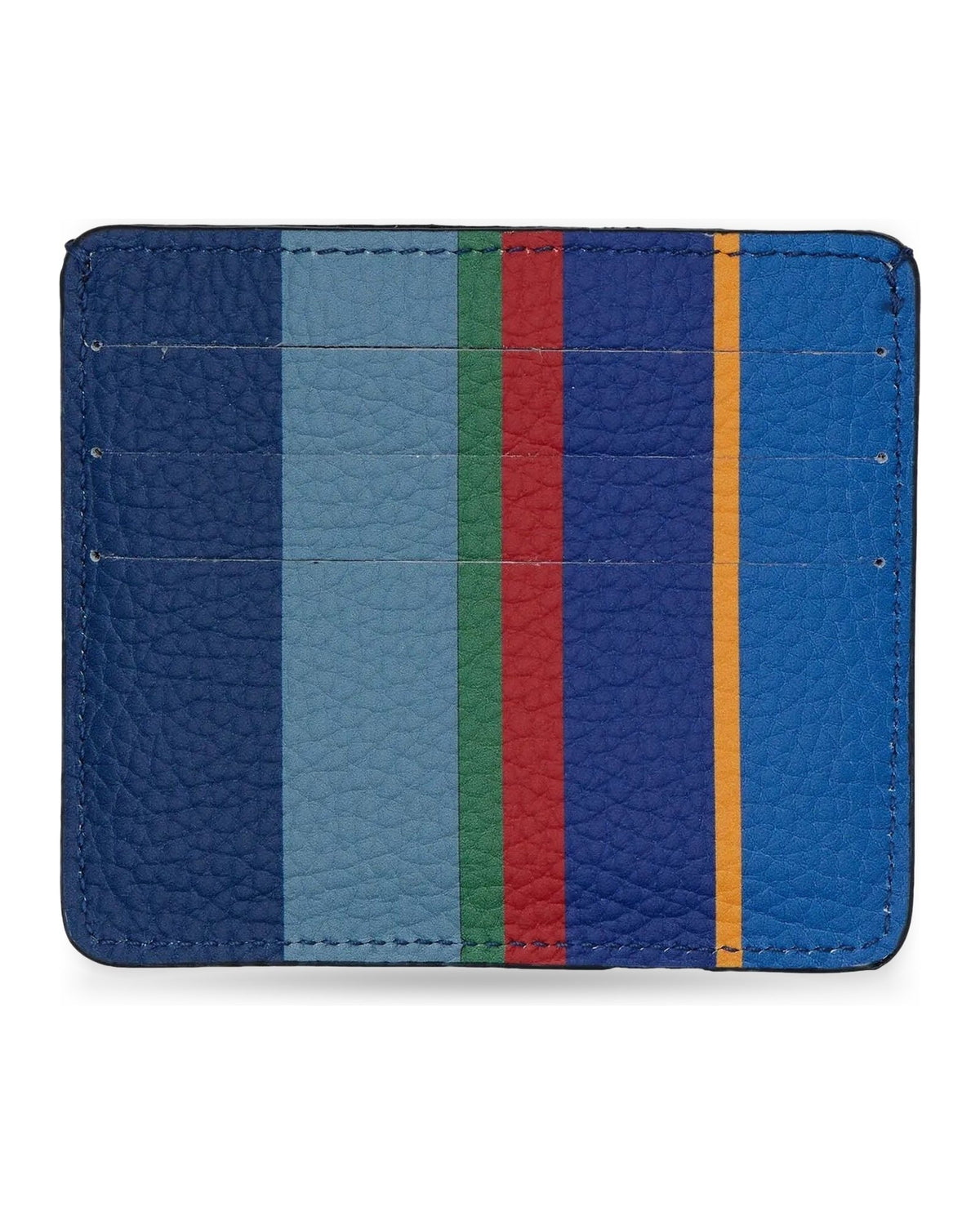 Porta carte di credito Uomo Gallo - Uni Porta Cc Apertura Centrale Pelle - Blu