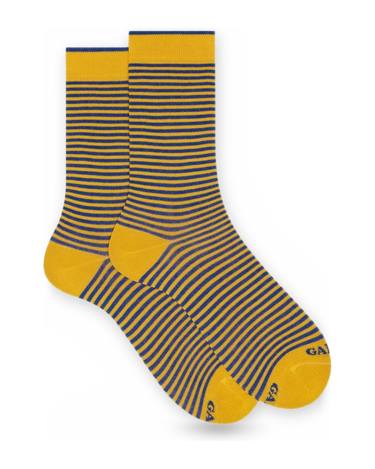 Calzini Uomo Gallo - Uomo Corto Co/Ea Leggero Ri - Giallo