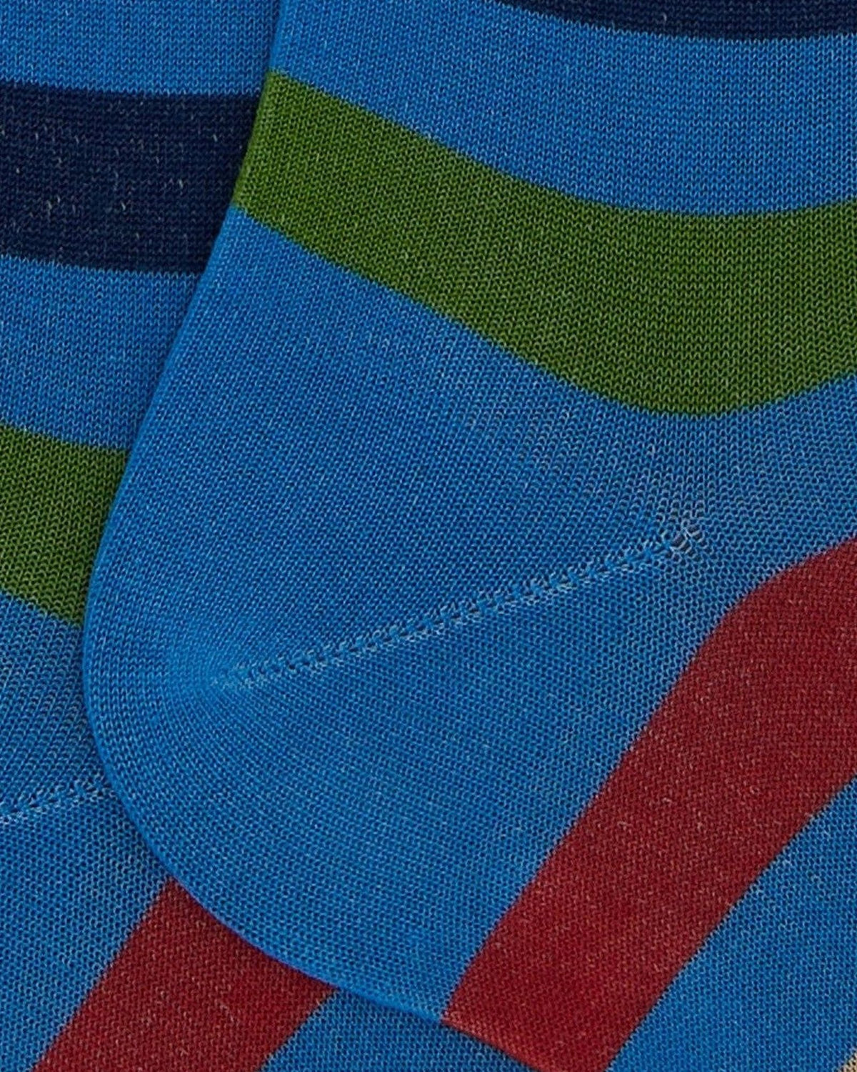 Calze Uomo Gallo - Uomo Lungo Co/Ea Leggerissim - Blu