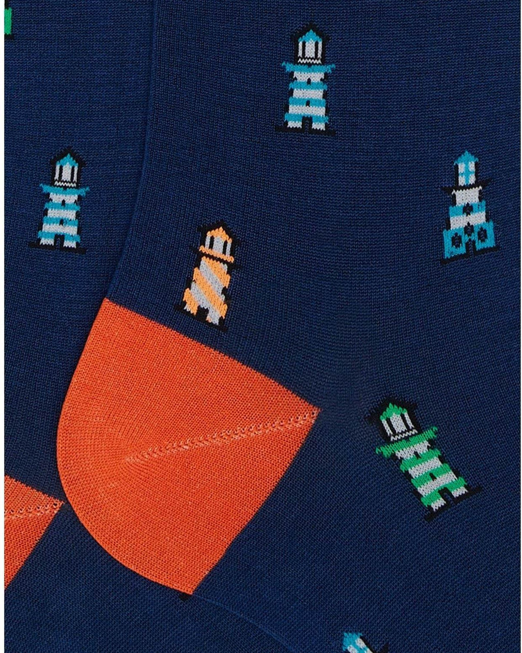 Calze Uomo Gallo - Uomo Lungo Co/Ea Leggerissimo Fantas - Blu