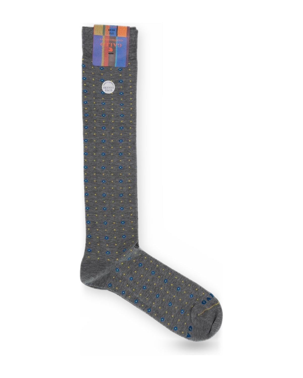 Calze Uomo Gallo - Uomo Lungo Co/Ea Leggerissimo Fantas - Grigio