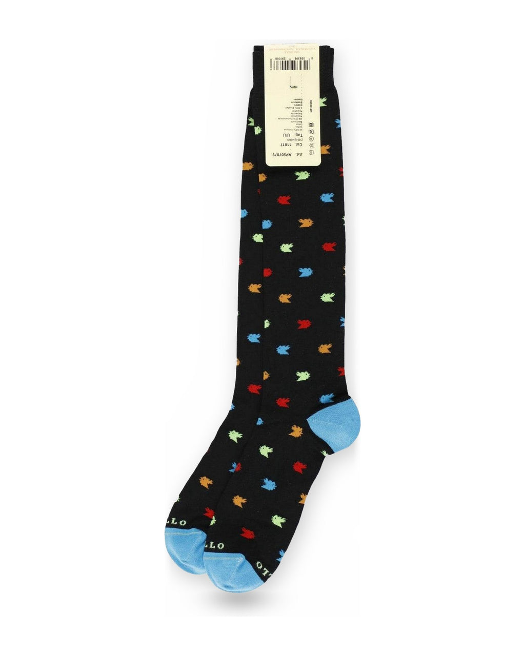 Calze Uomo Gallo - Uomo Lungo Co/Ea Leggerissimo Fantas - Nero