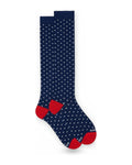 Calze Uomo Gallo - Uomo Lungo Co/Ea Leggero Fan - Blu