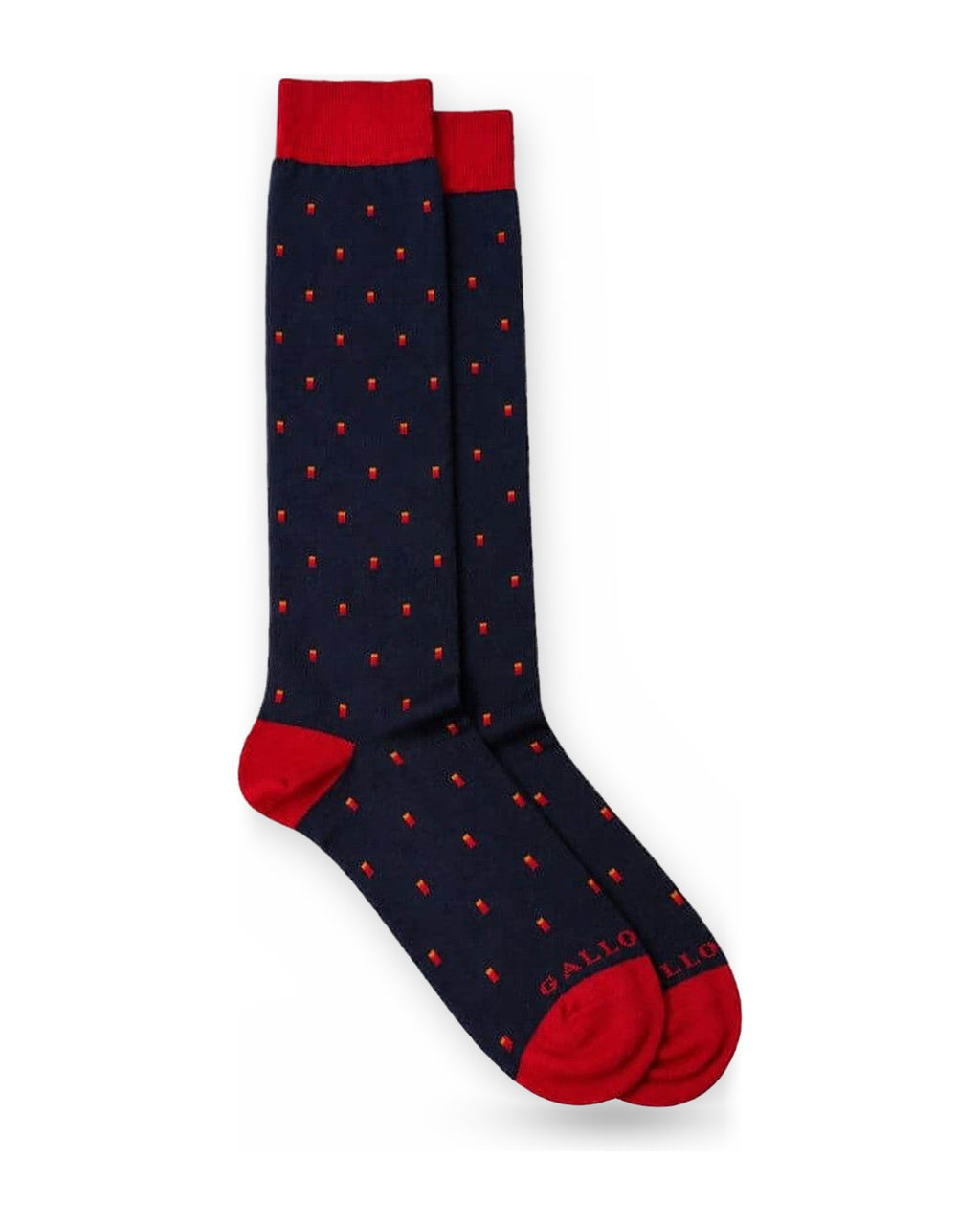 Calze Uomo Gallo - Uomo Lungo Co/Ea Leggero Fantasia Cr AP517174 - Oltremare