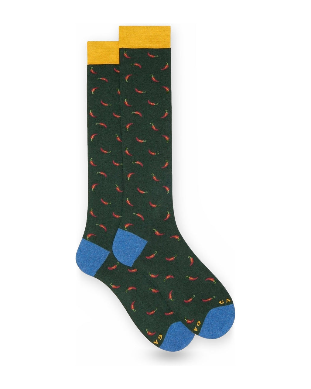 Calze Uomo Gallo - Uomo Lungo Co/Ea Leggero Fantasia Pe AP517139 - Verde