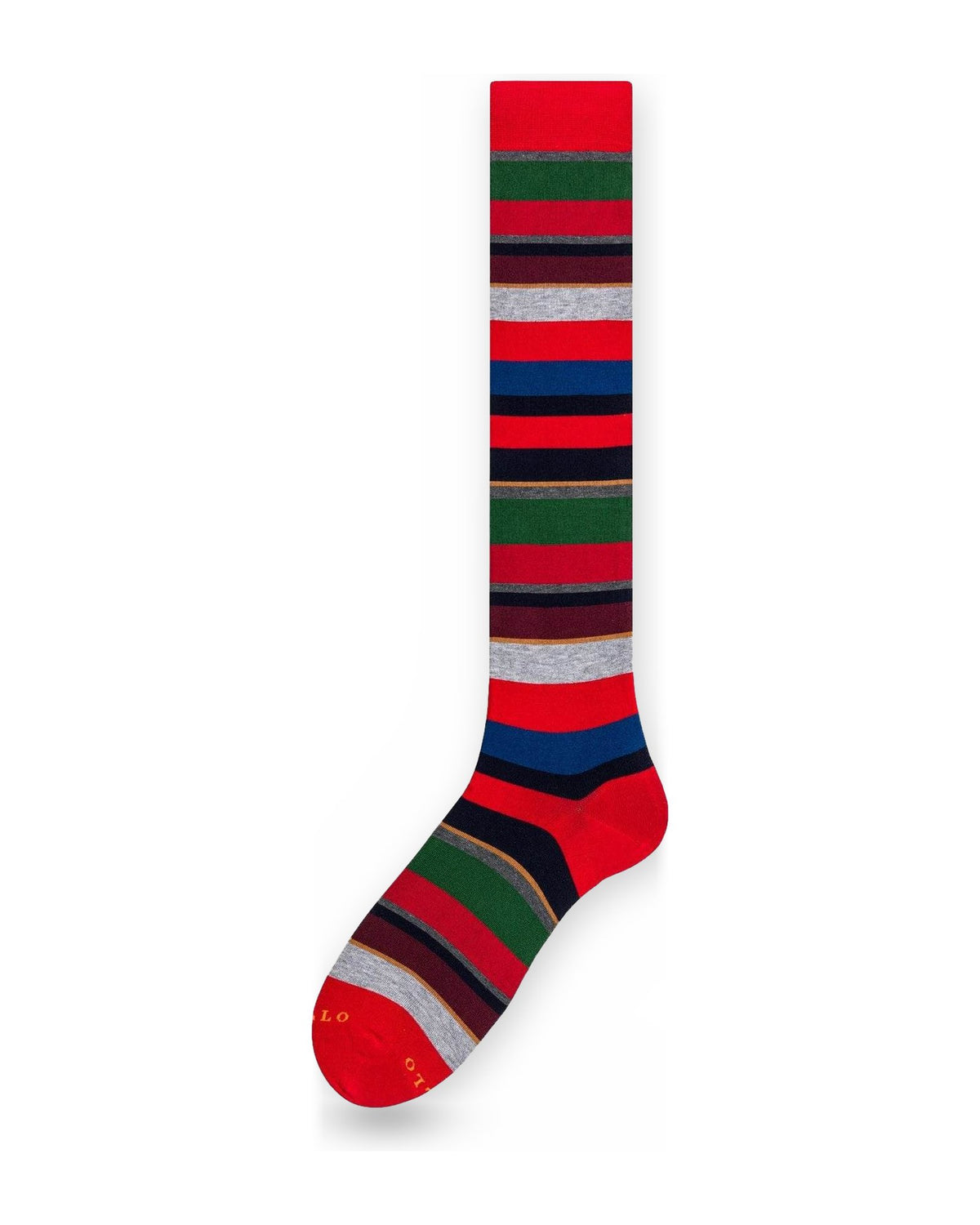Calze Uomo Gallo - Uomo Lungo Co/Ly Leggero Righe Multicolor - Multicolore
